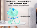 Baby Stroller, Portable with LED Lights, Mini Desk Hanging Battery Rechargeable Personal V1370-AZ4-01024