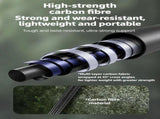 Carbon Fiber Lightweight Trekking Stick, Adjustable 3 Section Hiking Pole, Suitable For Height Under V1221-XM-LB2785-GM110
