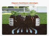Metal Raised Garden Bed 4x2x1 ft Outdoor Galvanized Planter Box Silver V952-JSYHZZC421FT2BQAHV0