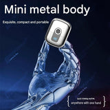Gray Mini Portable Electric Shaver for Men and two set of spare integral blades - Floating Heads, V888-ELOSUNG56150-5