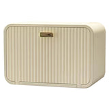 Tissue Box Cover Wall Mounted 2 in 1 Waterproof Tissue Holder Dispenser Box Cover for Bathroom Milky V1294-YM0706-3112230049612
