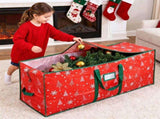 Christmas Tree Bag, 4 Ft Extra Large, Plastic Waterproof Snowflake Christmas Tree Bag Large V1192-AZ-W-33689