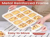Silicone Muffin Top Pan & Silicone Mini Loaf Pan V1258-DP02-C-31