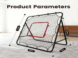 1m Football Rebounder Soccer Training Kickback Target Bounce Wall Detachable Metal Frame and PE V985-SPORTSREBOUNDER