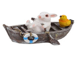 Garden Animals Statues Cute Vivid Synthetic Resin Outdoor Garden Animal Figurines for Patio Terrace V1294-YM0512-3111220284412