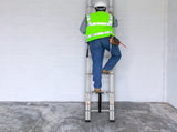 Telescoping Ladder, 563.9CM Aluminum One-button Retraction Collapsible Extension Ladder, 400 LBS V952-SSLTQ185190KGN6RJV0