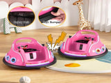 Kids Ride On Car Bumper Electric Ride On Cars Light Remote Angry Birds Sticker Pink RCAR-BUMPER-PK