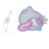 Ghost Neon Sign USB Wall Mounted Dimmable Easy to Install Halloween LED Ghost Neon Light for Game V1294-YM0706-3115230089511