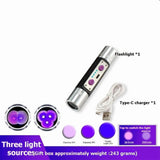 Purple Light Flashlight UV Currency Detector Paper Money Jewelry Ink Currency Fluorescent Agent V1366-AZ2-W-14387