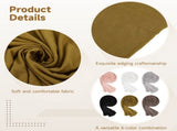 6PCS Women Muslim Head Scarf, Smooth Jersey Hijab Wrap, Solid Color Head Coverings, Long Soft Shawl V1192-AZ-W-18352