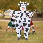 Cow Fancy Dress Fan Inflatable Costume Suit V63-825801