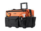 Rolling Tool Bag, 110 lbs Load Capacity, 27 Pockets Heavy Duty Roller Tool Bag on Wheels, Adjustable V952-GLGJD20YC16849CWN001V0