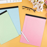 Coloured notepads, set of 3 writing pads 29.5 x 21.4 cm, with micro-perforation and sturdy back, V1188-ZXY-131-200