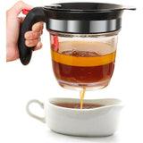 4 Cups Gravy Separator and Fat Separator 32 Ounces for Gravy, Soup Or Sauce, 1L Measuring Capacy V1366-AZ2-W-12357