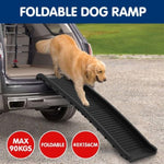 Furtastic Foldable Car Dog Ramp Vehicle Ladder Step Stairs - Black PTR-PRO-BK