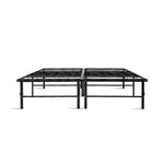 Artiss Folding Bed Frame Metal Base - Queen FOLD-D-QUEEN-BK