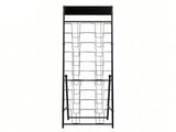 Brochure Display Rack, 20 Pockets Literature Display Stand, Portable Floor Standing V952-WJZSXLDSZJS2CXBZV001V0