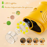 1000x Digital Children's Microscope - With 2 Inch IPS Screen & 8 LED Lights - Handy & Easy to Use V1188-ZXY-131-788