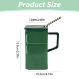 Insulated Tumbler Drinkware Decorative Fridge Print Ceramic Coffee Tumbler 1 Pack, Tight Seal Lid V1366-AZ2-W-21300