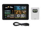 Wireless Weather Color Display Digital Temperature Humidity Moon Phase Weather Forecast V1294-YM0901-3111240136711