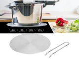Stainless Steel Heat Diffuser Induction Plate Adapter Converter Gas Electric Cooker Plate22cm V1294-YM0901-3118200043712