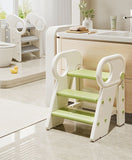 Whiteren's washing stairs, kids bathroom steps, toddler step stool, bathroom stool for kids, V1106-843-WHI-70702