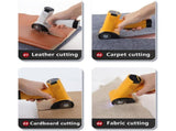 Rechargeable High-Speed Cardboard Cutter, Powerful Cordless Electric Scissors with LED Light & USB V1366-AZ2-W-11529