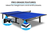 Proflex Table Tennis Table, with 4 Player Ping Pong Paddle and Pingpong Ball Pack V219-ATHTTBPFT1IA