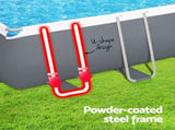 Bestway Swimming Pool 640x274x132cm Steel Frame Above Ground Pools Filter Pump Ladder 19281L BW-POOL-SQ-640-5612
