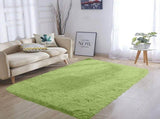 1X Grass Green Stylish Soft Shaggy Velvet for Living Room/Bedroom Children Area Rugs V1366-AZ2-W-20651