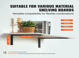 Shelf Bracket, 41 x 15.5 cm 4 Pcs, Heavy Duty Floating Shelf Brackets, Brackets for Shelves, 10mm V952-SJZJGBZJYGHWJF4D6V0