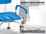Swivel Shower Chair 360 Degree, Adjustable Shower Seat with Pivoting Arms & Padded Bath Seat for V952-GDSYGZYTLSLKVG9ABV0