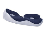 Seating Cushion Soft Comfortable Breathable Buckle Curved Chair Cushion for Office Working Dark Blue V1294-YM0703-3117230047612