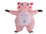 Inflatable Costume Pink Pig Blow Up Halloween Cosplay Dress Jumpsuit Costume For Adults V1294-YM0703-3115230048011