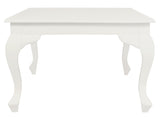 Queen Anne Coffee Table 120 x 70 cm - White V199-CT12070QAWH
