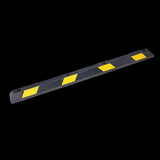 180cm Heavy Duty Rubber Curb Parking Guide Wheel Driveway Stopper Reflective Yellow V63-826011