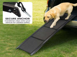 Furtastic Folding Aluminium Dog Ramp for Non-slip Cars Marine Carpet Pet Stairs RAM-JOY-PET-180