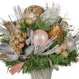 Christabelle 33cm Christmas Bouquet Floral Arrangement with Jewelled Baubles Berries Flowers Pi 112_GUE521