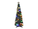 Jingle Jollys Pop Up Christmas Tree Pre Decorated Multicolour LED 155cm PUT-XMAS-5IN-3