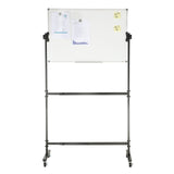 91.5x61cm Rolling Magnetic Whiteboard, Double-sided Mobile Whiteboard, Adjustable Height Dry Erase V952-BBYCDL3624ABSW8OMV0