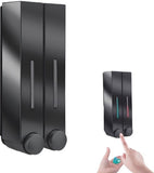 Shampoo Dispenser - Soap Dispenser - Soap Dispenser - ABS - Liquid Level Indicator - 2 Leak-Proof V1188-MS101-01281-1