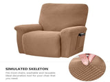 Chocolate Polyester Armchair Slipcover, Comfortable Washable Chair Cover for Home, Easy to Use, 1 V1192-AZ-W-27201