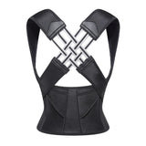 NNEOBA Back Brace Posture Corrector for Men - Adjustable Full Back Support V728-1005007148545663-BLACK-XXL