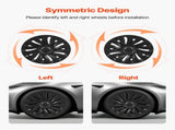 Hubcaps Wheel Covers for 2021-2024 Tesla Model Y, 19 Inch Set of 4 Wheel Rim Cover Hubcaps OEM Style V952-ZYLGGYGH4JTTN7Z35001V0