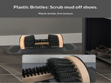 Jobsite Boot Scrubber - Outdoor Shoe Cleaner Brush - Extra Wide Boot and Shoe Brush Cleaner V1192-AZ-W-6490
