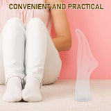 Clear Inverted Foot Display Stand for Socks, Anklets, Bracelets - Retail Showcase Holder for V1369-AZ3-W-12995
