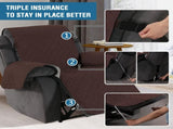 Reversible Quilted Recliner Covers Chair Cover Water Resistant Furniture Protector Washable Couch V1259-DP01-A-4463