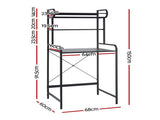 Artiss Bathroom Storage Shelf Over Washing Machine Toilet 3 Tier BSR-A-3T-150H-BK