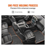 Automotive Floor Mats Fits for Chevrolet Silverado/GMC Sierra 1500 3 pcs V952-KCDBDXFLSILVY37NOV0