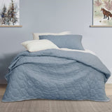 Jelly Bean Kids Bolston Pale Blue Kids Coverlet Set Single/Double V442-INT-COVERLETS-BOLSTON-PALEBLUE-DS